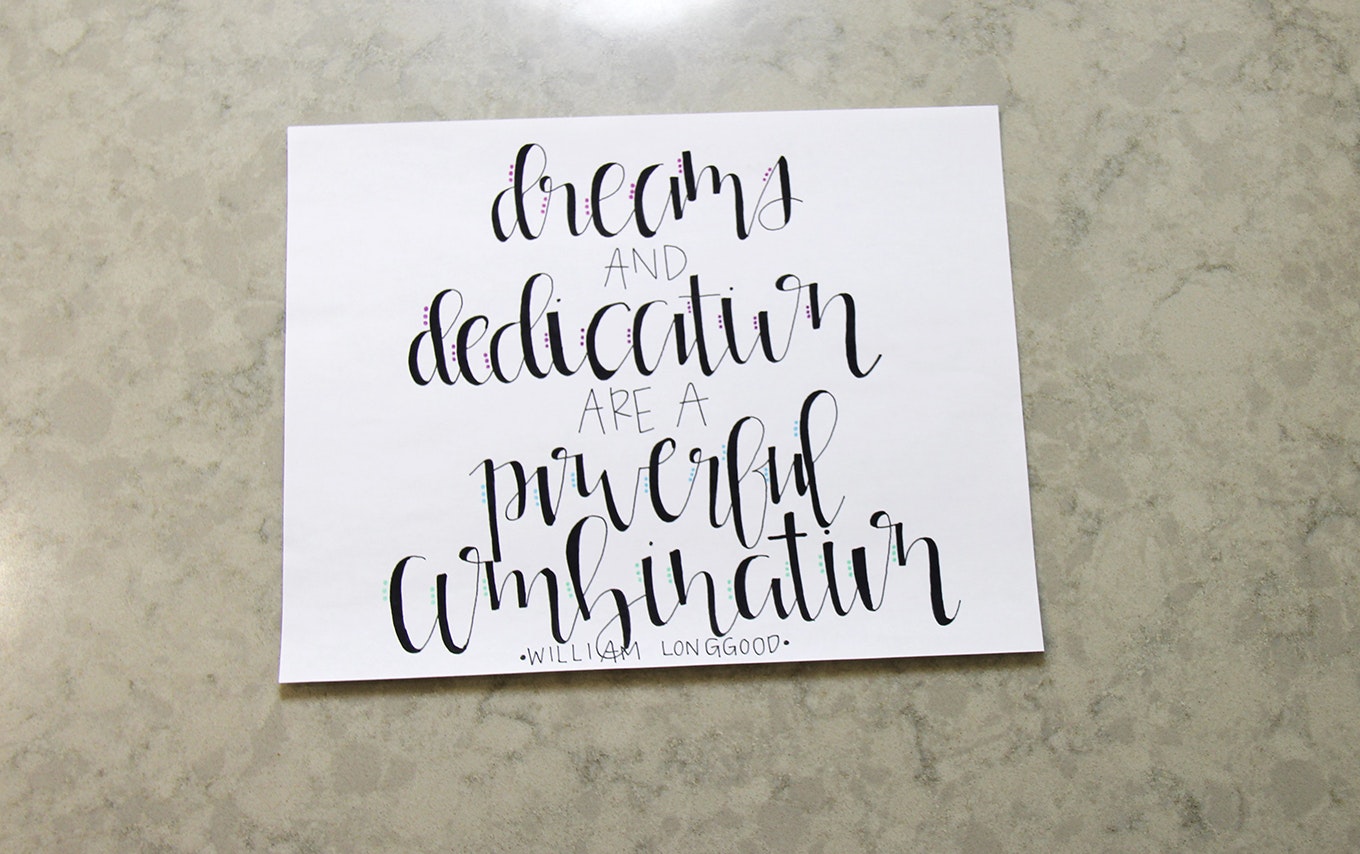 HAND-LETTERING
