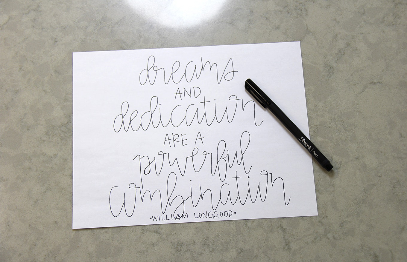 HAND-LETTERING