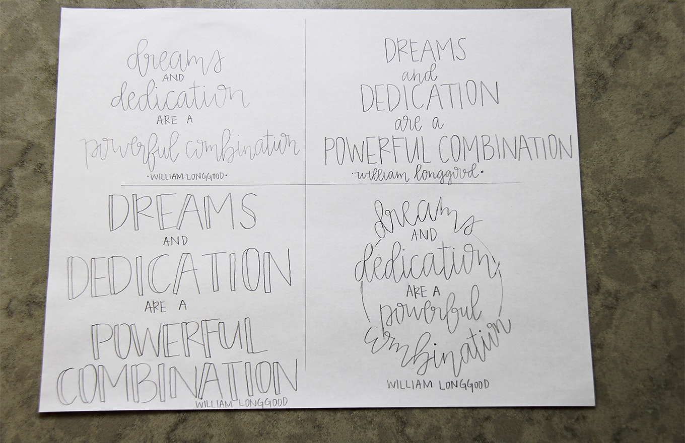 HAND-LETTERING